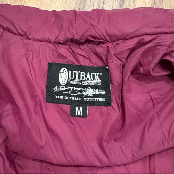 Outback Trading Co Women’s Sz M Snow Canyon Down Feather Jacket Nylon Purple - Picture 5 of 12